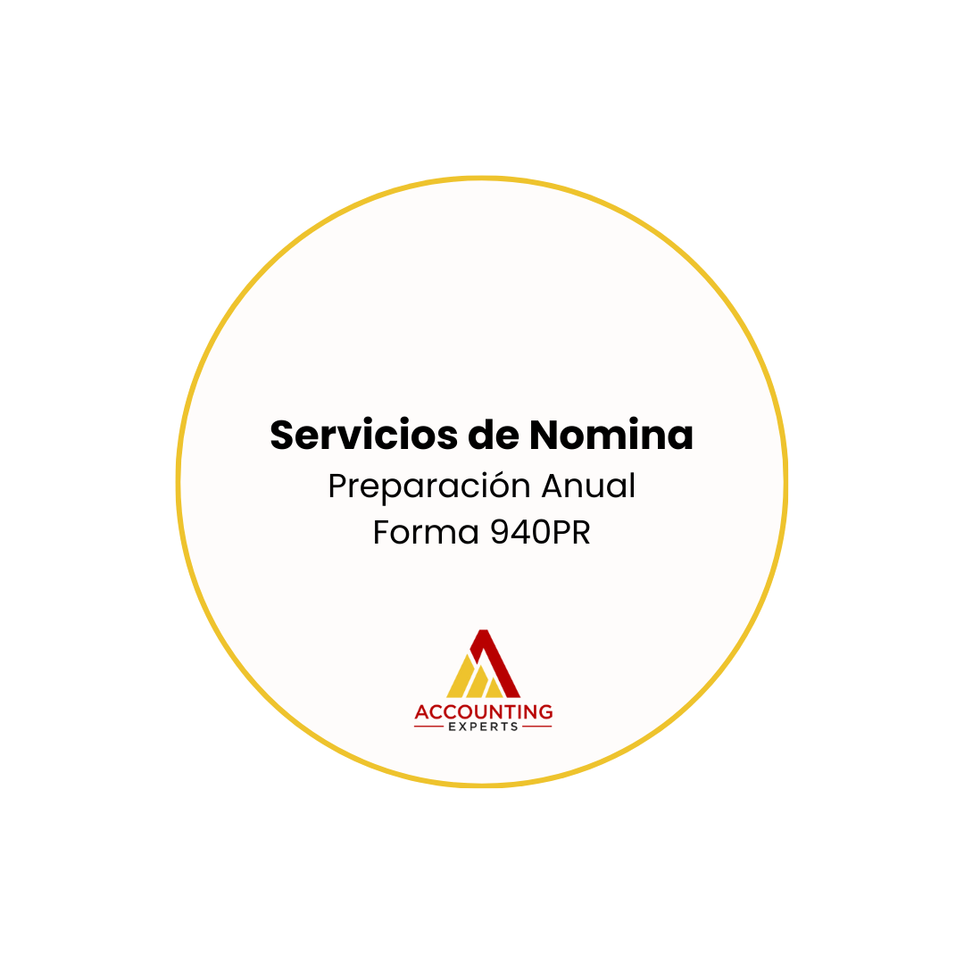 Preparación Anual de Forma 940PR