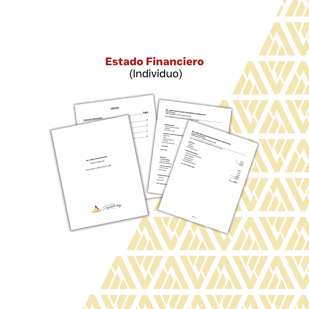 Estado Financiero (Individuo)