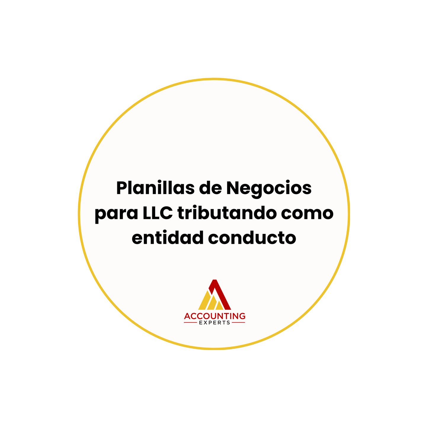 Paquete Planillas de Negocios para LLC tributando como entidad conducto
