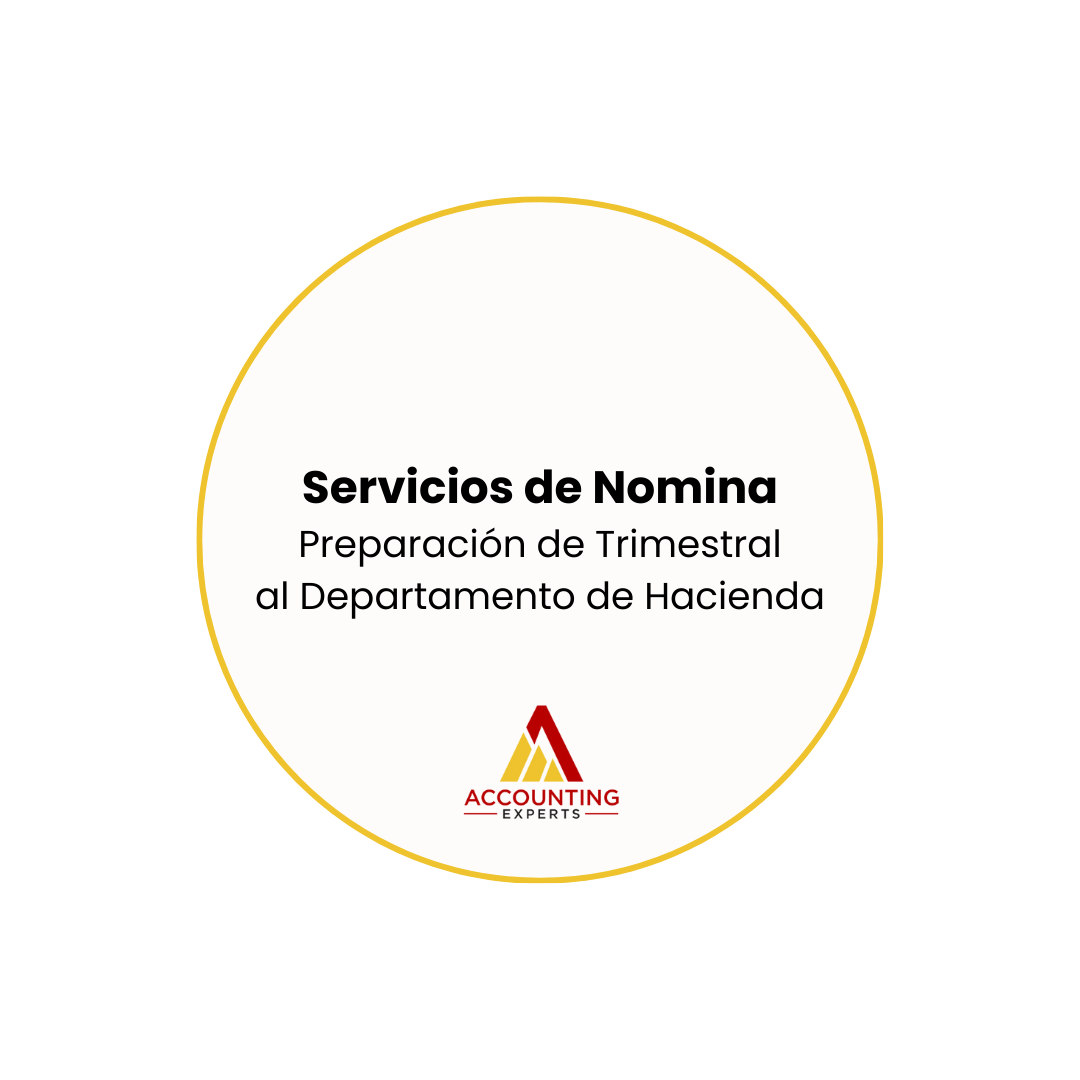 Preparación de Trimestral al Departamento de Hacienda por Nomina