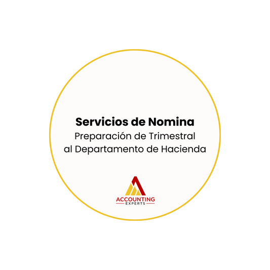 Preparación de Trimestral al Departamento de Hacienda por Nomina