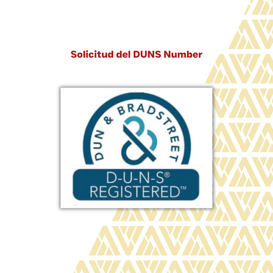 Solicitud de DUNS number