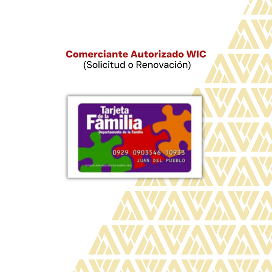 Comerciante Autorizado WIC (Solicitud o Renovación)