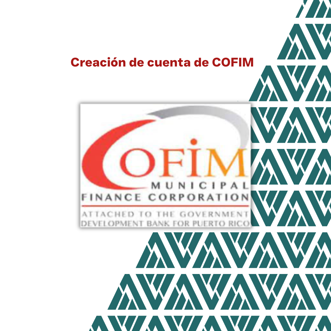 Creación de cuenta de COFIM