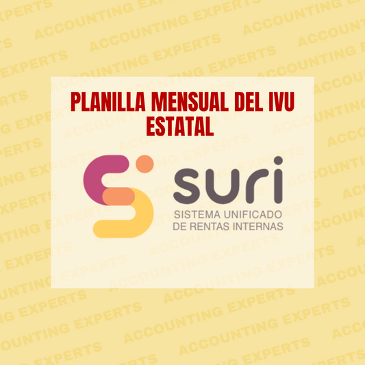 Planilla Mensual del IVU Estatal y Municipal (combo)