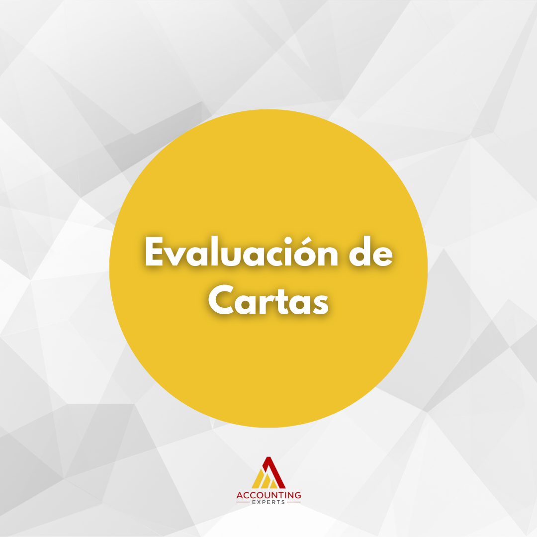 Evaluar cartas (Departamento de Hacienda o IRS)