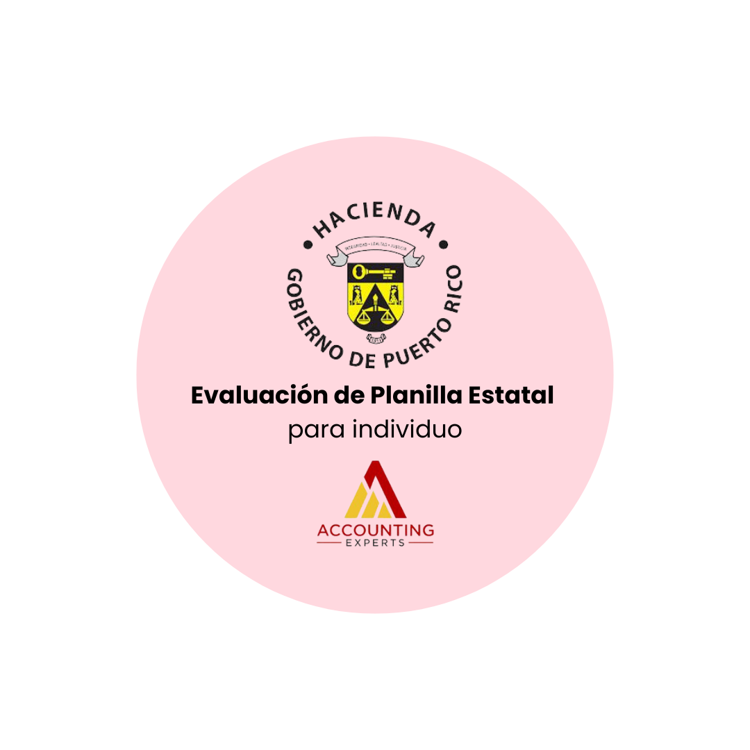 Evaluacion de Planilla Estatal de Individuo (Dept. de Hacienda)